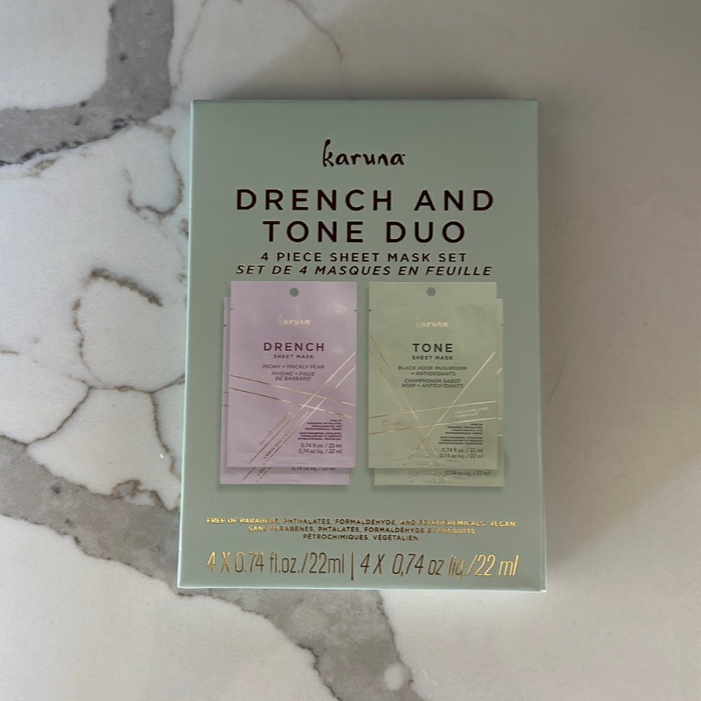 Koruna Drench and Tone Duo Sheet Masks